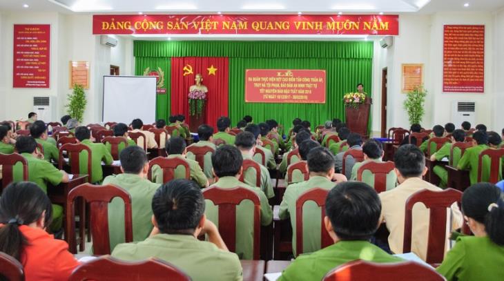 Tân Châu: Mở đợt cao điểm đảm bảo an ninh, trật tự Tết Nguyên đán 2018 